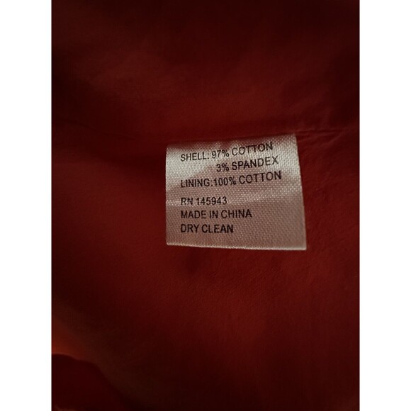 COLOR ME COURTNEY Red Coco Poplin Flirty Dress with Pockets‎ Women's SIZE 4 - Picture 10 of 13